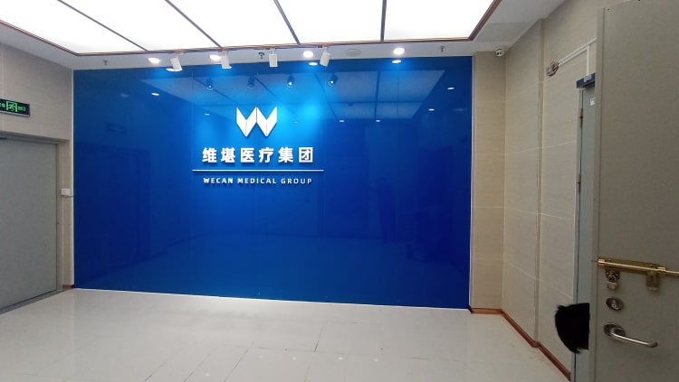 醫(yī)療器械公司形象墻_醫(yī)藥公司LOGO墻制作_醫(yī)藥集團形象墻設計